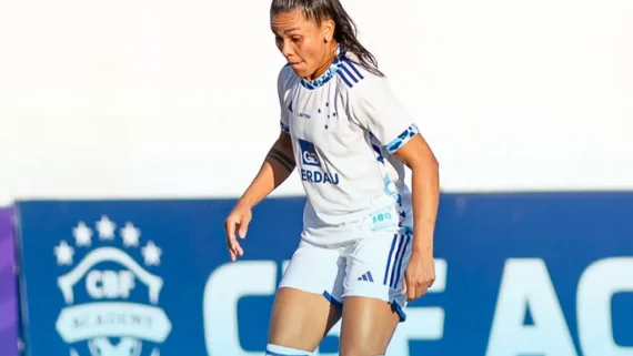 Marília foi a autora do gol das Cabulosas (foto: Divulgação / Cruzeiro Feminino)