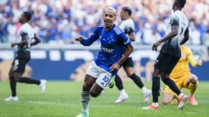 Matheus Pereira marcou o primeiro gol da goleada sobre o Corinthians (foto: Gustavo Aleixo/Cruzeiro)